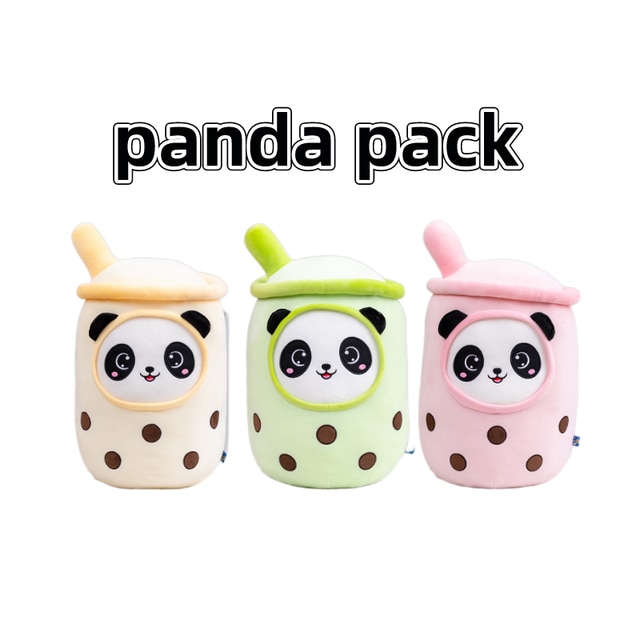 3PCS Set Packs Wholesale Boba Plush Toy Panda Rabbit Bubble Tea Stuffed Animal Plushie Pillow Kid 6.jpg 640x640 6 - Boba Plush