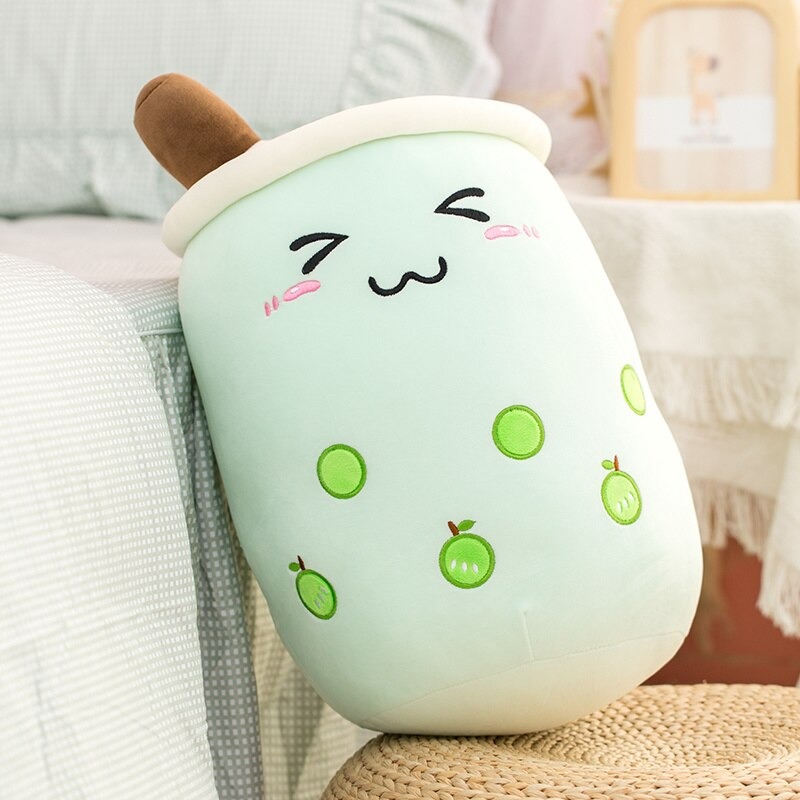 light green cute bubble tea plush toy green purple b variants 4 - Boba Plush